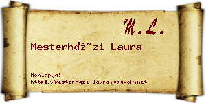 Mesterházi Laura névjegykártya