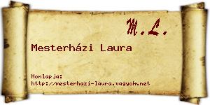 Mesterházi Laura névjegykártya